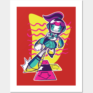 Dancing Robot Gamer Posters and Art